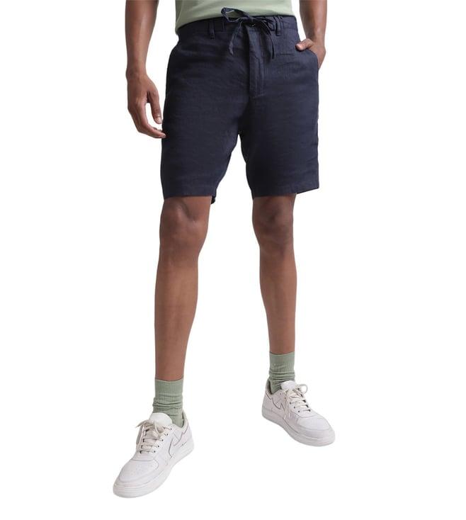 gant blue relaxed fit shorts