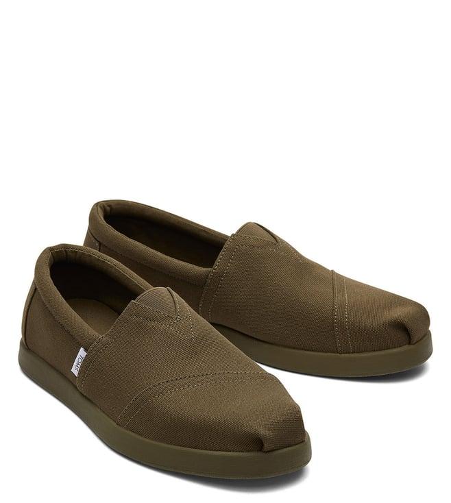 toms men's alp fwd olive slip on sneakers