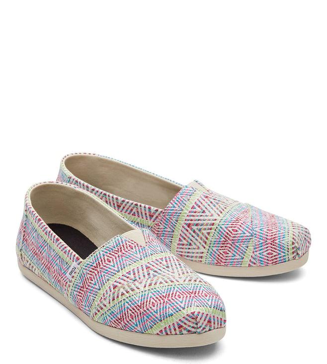 toms women's multicolor slip on sneakers