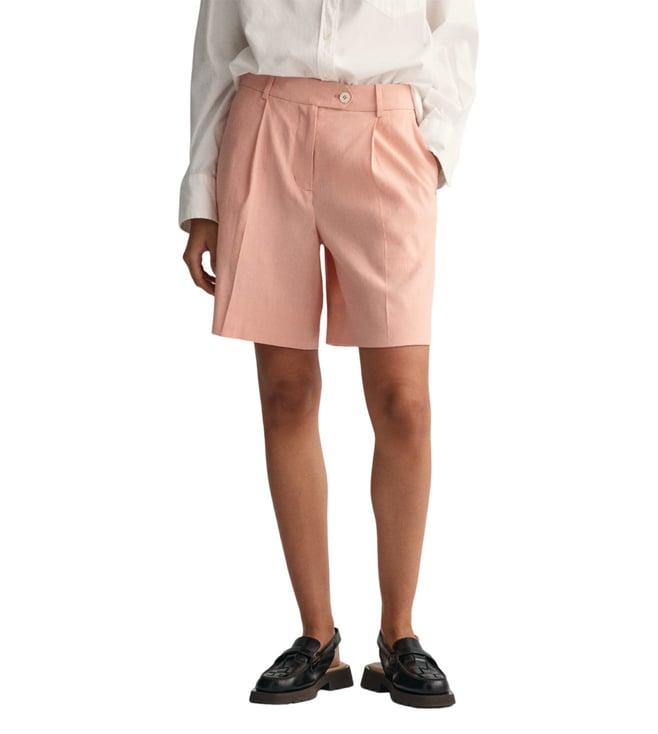 gant orange regular fit shorts