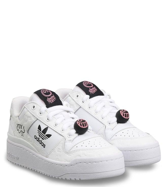 adidas originals women's forum bold white sneakers