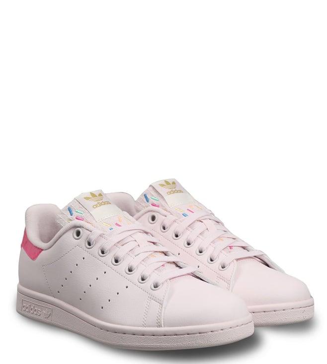 adidas originals women's stan smith her vegan pink sneakers