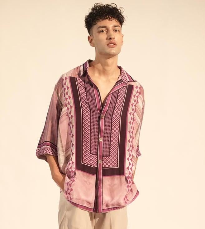 nikita mhaisalkar lilac floss print shirt