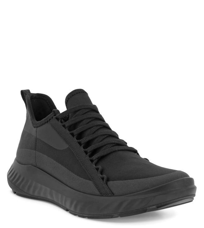 ecco women's ath-1fw black sneakers