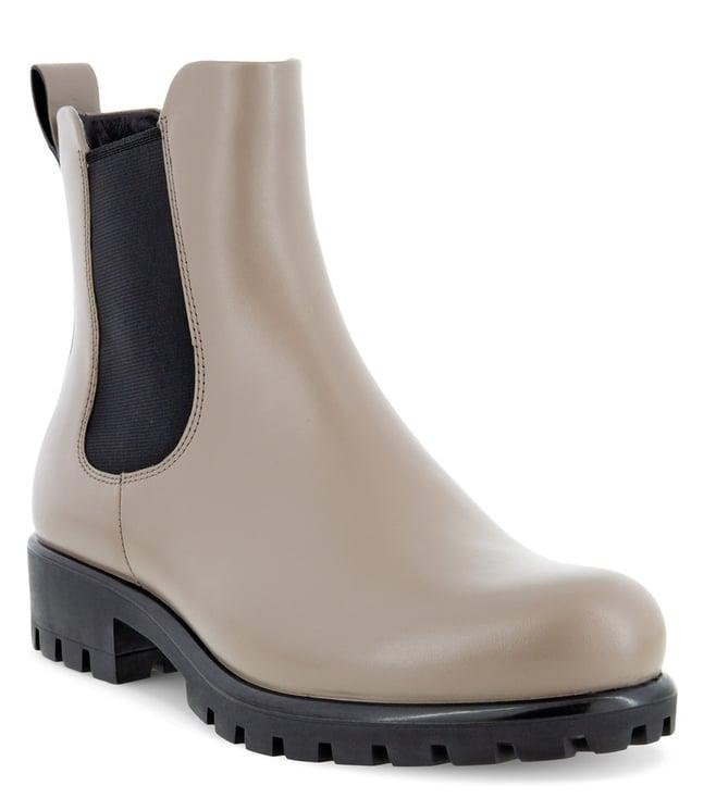 ecco women's modtray taupe chelsea boots