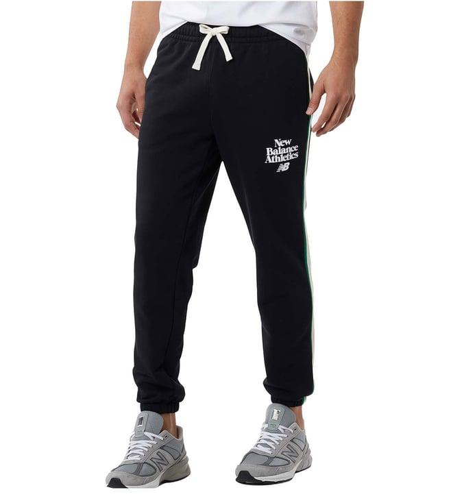 new balance black logo regular fit joggers