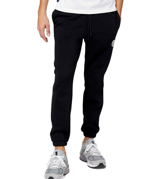 new balance black regular fit joggers