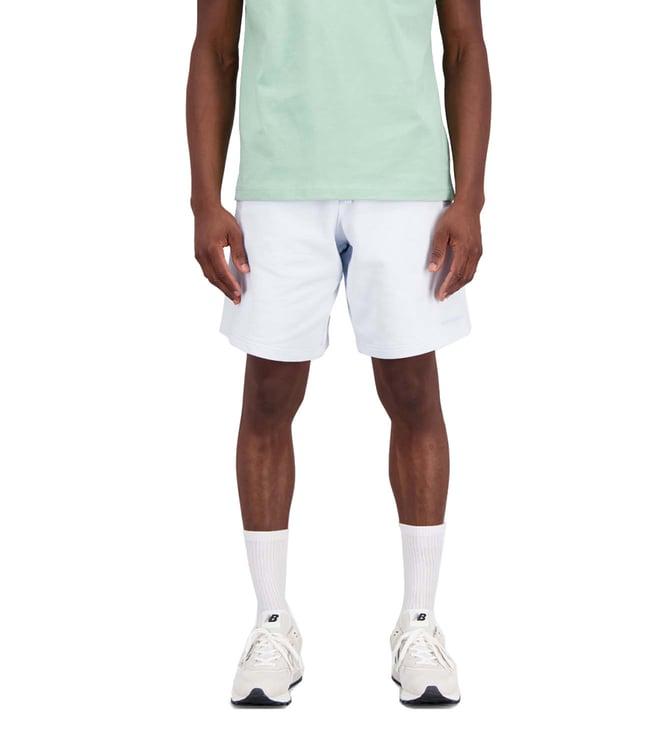 new balance ice blue regular fit shorts