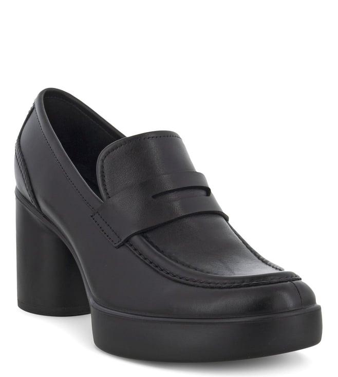 ecco women's shape sculpted motion black loafers