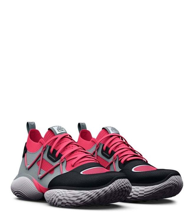 under armour men's curry pink sneakers