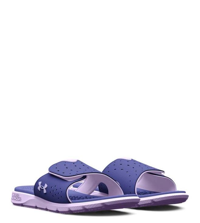 under armour women's ignite pro blue slide sandals