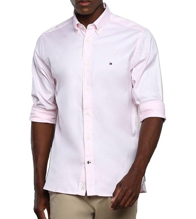 tommy hilfiger classic pink regular fit shirt