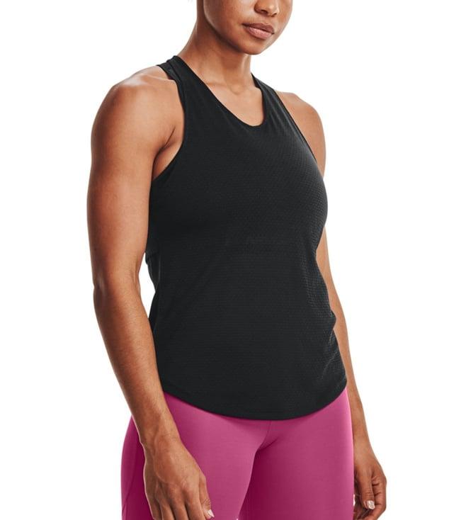 under armour black regular fit tank top