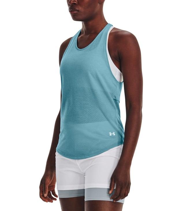 under armour blue regular fit tank top