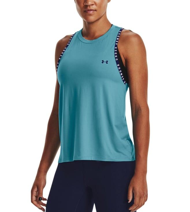 under armour blue regular fit tank top