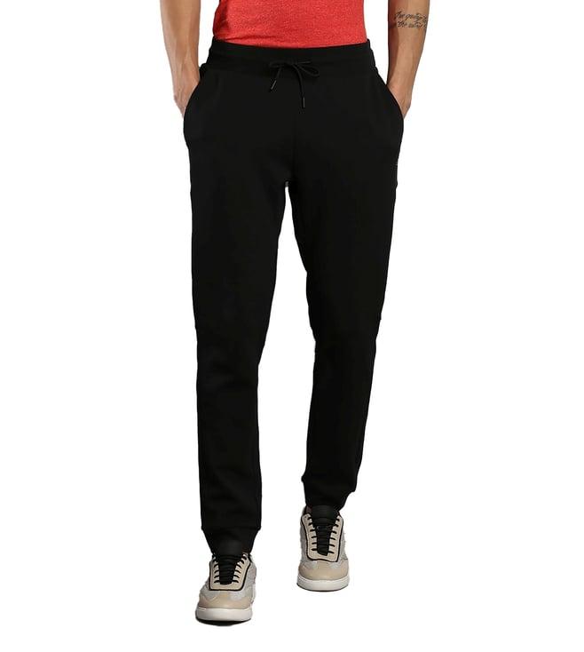 tommy hilfiger black regular fit joggers