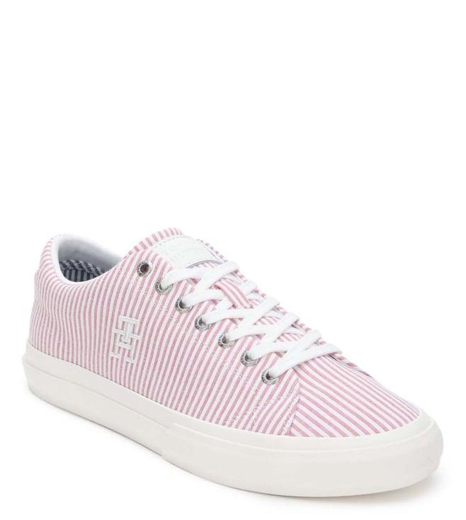 tommy hilfiger men's pink men sneakers