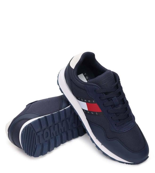 tommy hilfiger men's twilight navy blue sneakers