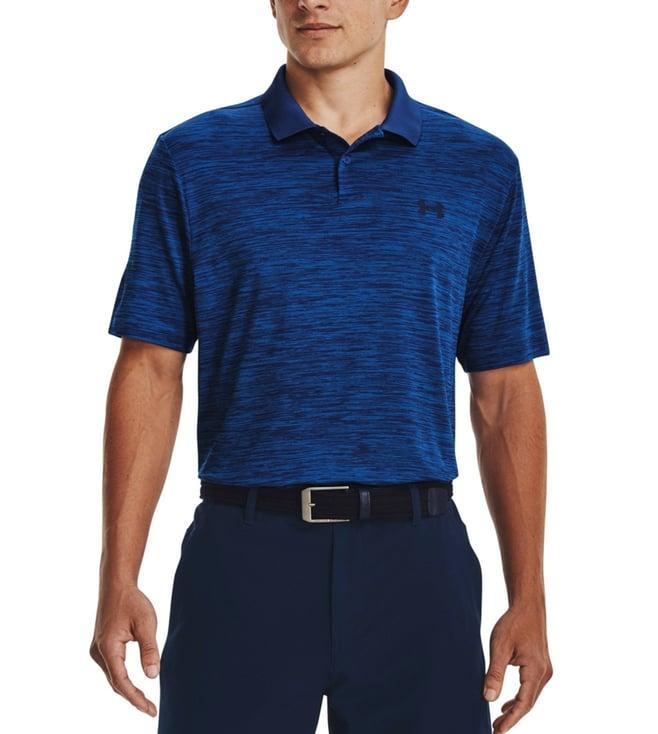 under armour blue performance 3.0 regular fit polo t-shirt