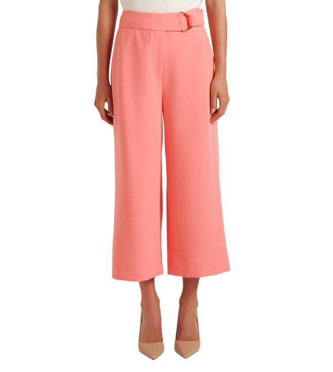 forever new peach regular fit culottes