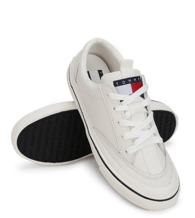 tommy hilfiger women's ecru sneakers