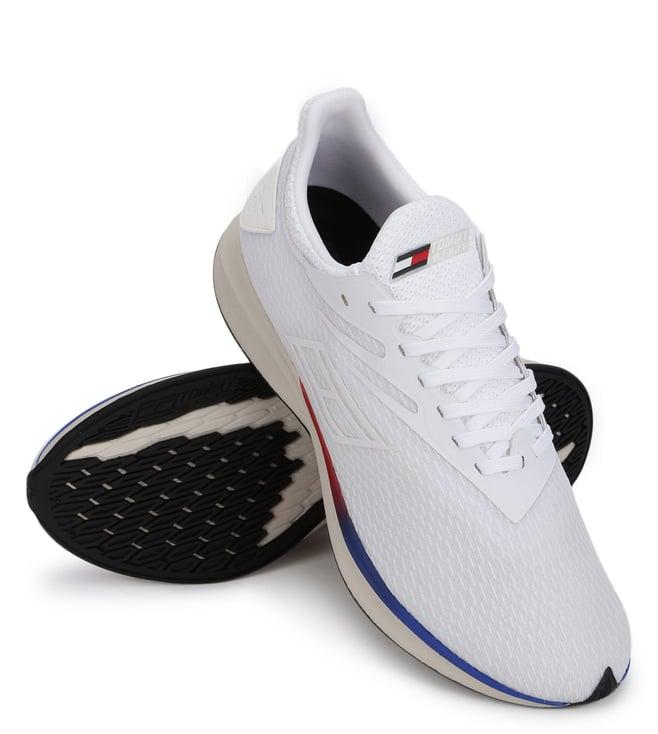 tommy hilfiger men's sleek 5 sock white sneakers