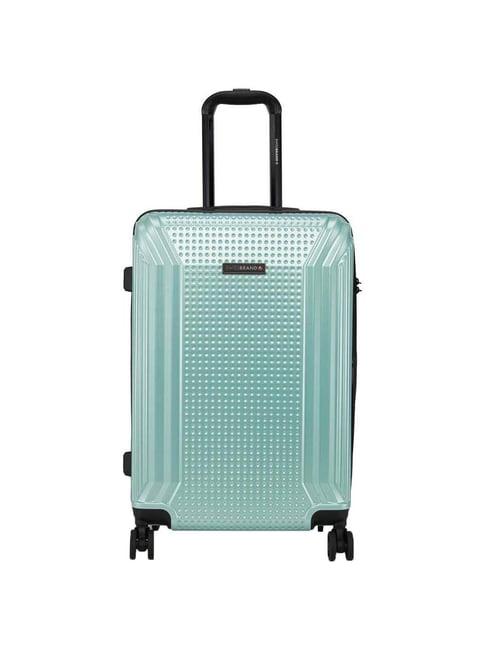 swiss brand vernier green medium hard trolley bag - 24 cm