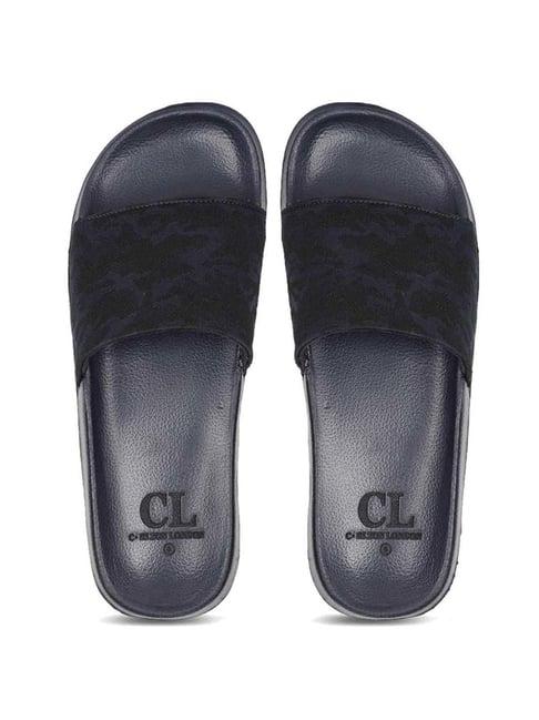 carlton london men's navy slides