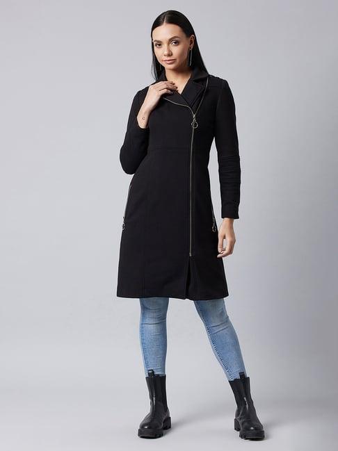 dolce crudo black full sleeves coat