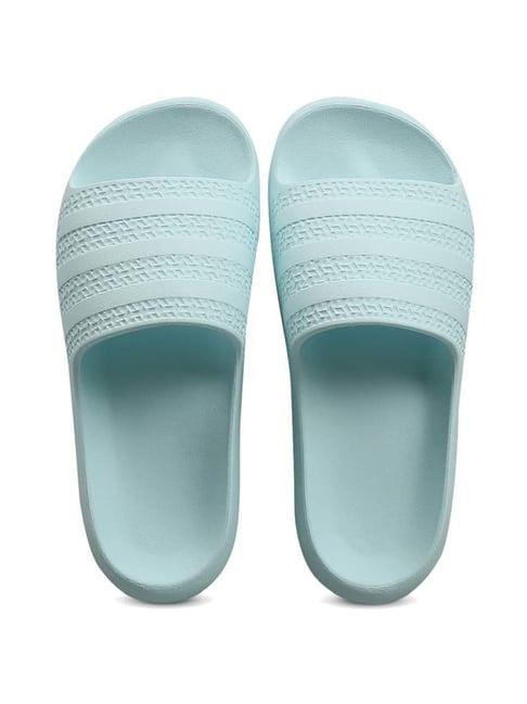 adidas originals women's adilette soft w sky blue slides