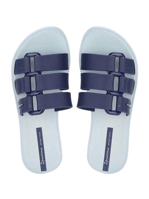 ipanema men's blue slides