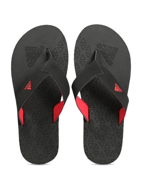 adidas men's aviate m black flip flops