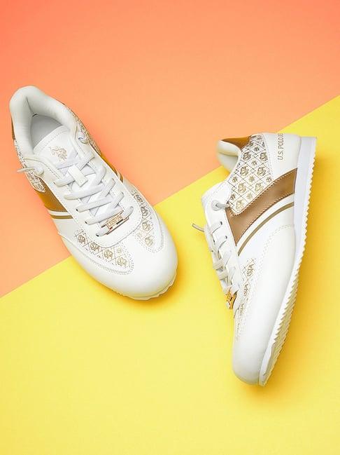 u.s. polo assn. women's off white sneakers