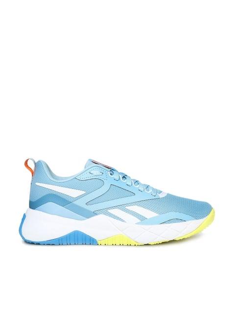 reebok women's nfx blue training shoes