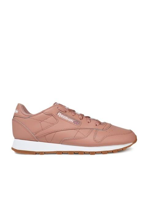 reebok women's classics dusty pink sneakers