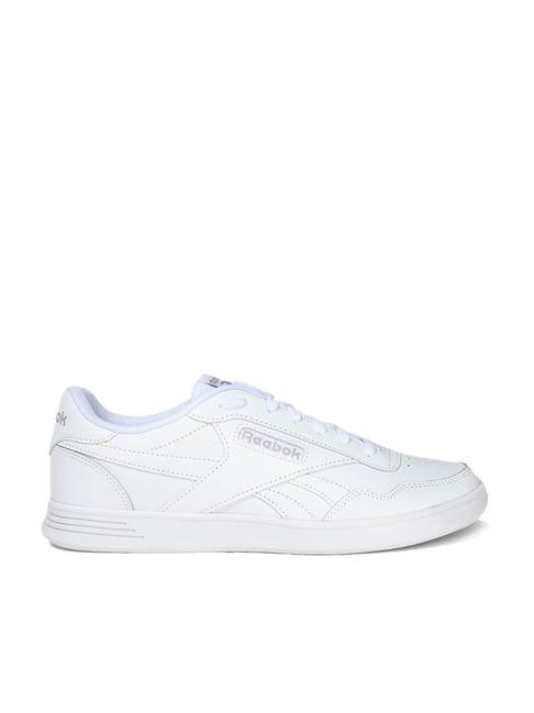 reebok men's court advance white casual sneakers