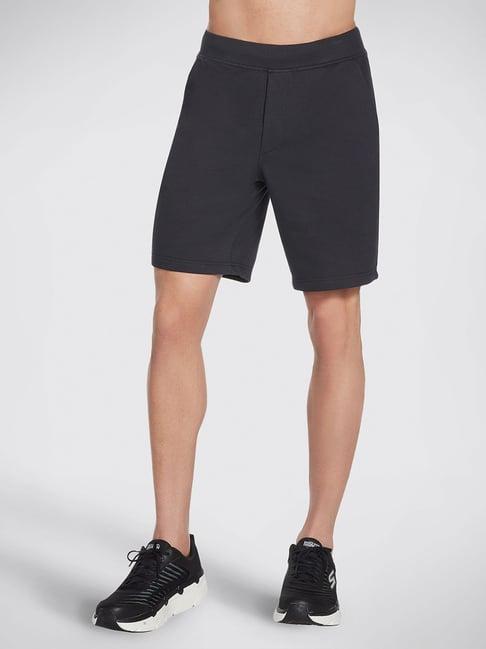 skechers black comfort fit shorts