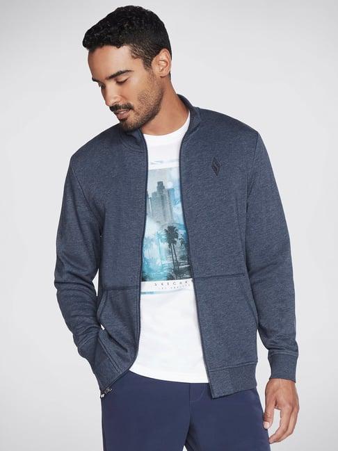 skechers blue relaxed fit jacket