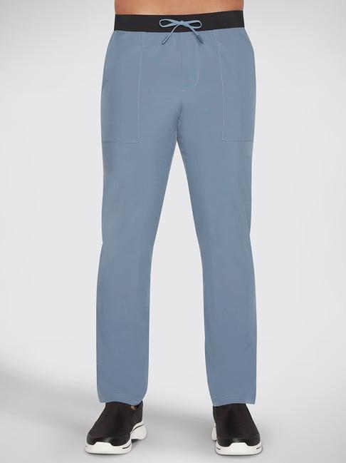 skechers blue regular fit sports trackpants