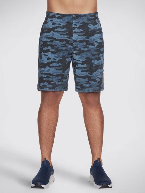 skechers black & navy comfort fit shorts