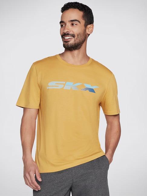 skechers gold comfort fit printed crew t-shirt