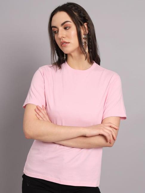 the dry state baby pink cotton graphic print t-shirt