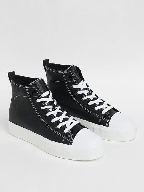 luna blu by westside black high top boots