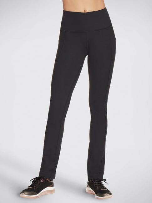 skechers black high rise track pants