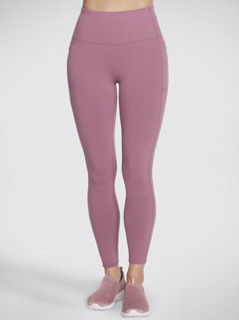 skechers pink high rise leggings