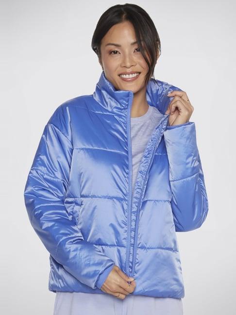 skechers blue comfort fit jacket