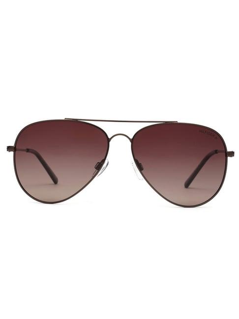 tommy hilfiger brown aviator sunglasses for men