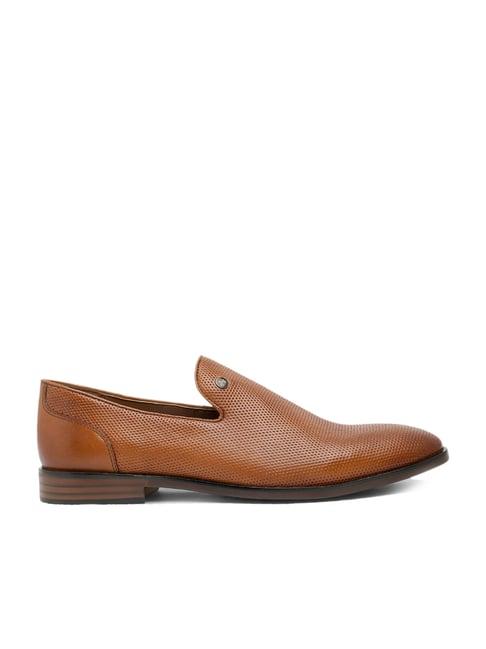 arrow men's tan formal loafers