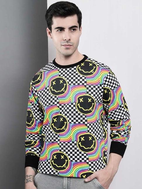 the dry state multi regular fit printed sweatshirt