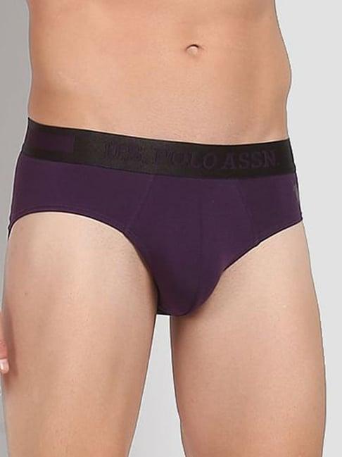 u.s. polo assn. purple briefs